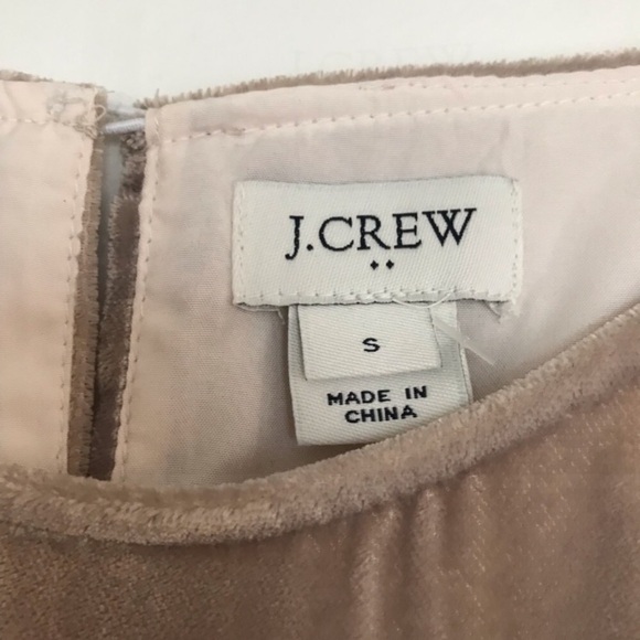J. CREW Champagne Velvet Tee - Picture 7 of 7